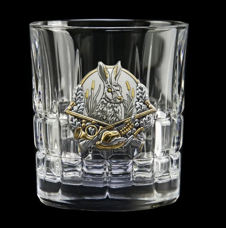 Набор для виски «HUNTER» Boss Crystal – 6 хрустальных бокалов, золото, серебро Фото 7
